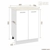 Шкаф-стол НШ60р ЛИРА [км.02010]