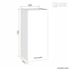 Шкаф настенный ВШ30 МАРА [км.02038]