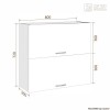 Шкаф настенный ВШ80-2г МАРА [км.02049]