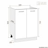 Шкаф под мойку НШ60м МАРА [км.02057]