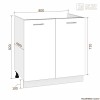 Шкаф настенный НШ80м МАРА [км.02058]