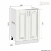 Шкаф под мойку РЕТРО НШ60м [км.00225]