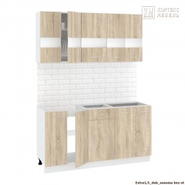 Кухня  Корнелия  ЭКСТРА 1,5 без столешницы [км.01855]