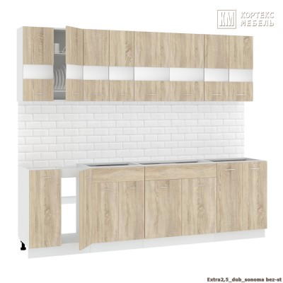 Кухня  Корнелия  ЭКСТРА 2,5 без столешницы [км.01875]