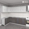 Кухня  Корнелия  ЭКСТРАугловая 1,5х2,6 без столешницы [км.01927]