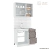 Кухня  Корнелия  ЛИРА 1,0 без столешницы [км.02370]