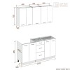Кухня  Корнелия  ЛИРА 1,5 без столешницы [км.02363]