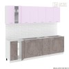 Кухня  Корнелия  ЛИРА 2,6 без столешницы [км.02372]