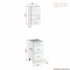 Кухонный модуль 40р3ш Без Столешницы Корнелия ЭКСТРА [км.01762]