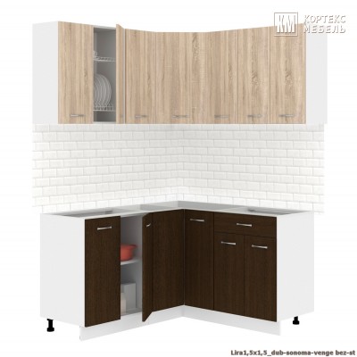  Корнелия  ЛИРА угловая 1,5х1,5 Без Столешницы [км.02703]