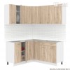 Кухня  Корнелия  ЛИРА угловая 1,5х1,7 Без Столешницы [км.02705]