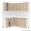 Кухня  Корнелия  ЛИРА угловая 1,5х1,9 Без Столешницы [км.02709]