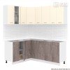Кухня  Корнелия  ЛИРА угловая 1,5х1,9 Без Столешницы [км.02709]