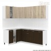 Кухня  Корнелия  ЛИРА угловая 1,5х2,1 Без Столешницы [км.02713]
