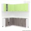 Кухня  Корнелия  ЛИРА угловая 1,5х2,1 Без Столешницы [км.02713]