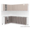 Кухня  Корнелия  ЛИРА угловая 1,5х2,5 Без Столешницы [км.02717]