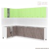 Кухня  Корнелия  ЛИРА угловая 1,5х2,9 Без Столешницы [км.02721]