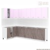 Кухня  Корнелия  ЛИРА угловая 1,5х2,9 Без Столешницы [км.02721]